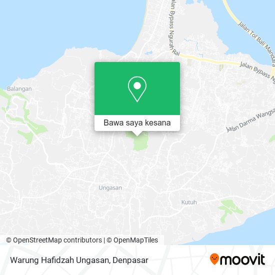 Peta Warung Hafidzah Ungasan