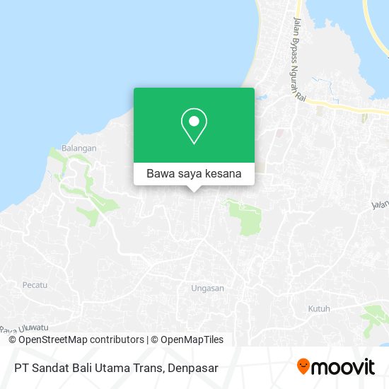 Peta PT Sandat Bali Utama Trans