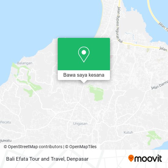 Peta Bali Efata Tour and Travel