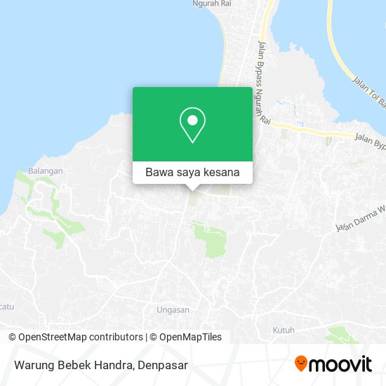 Peta Warung Bebek Handra