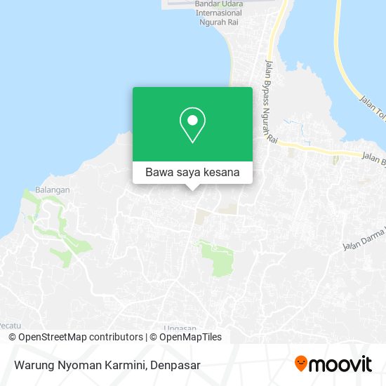 Peta Warung Nyoman Karmini