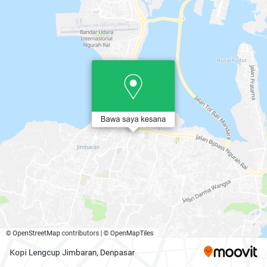 Peta Kopi Lengcup Jimbaran