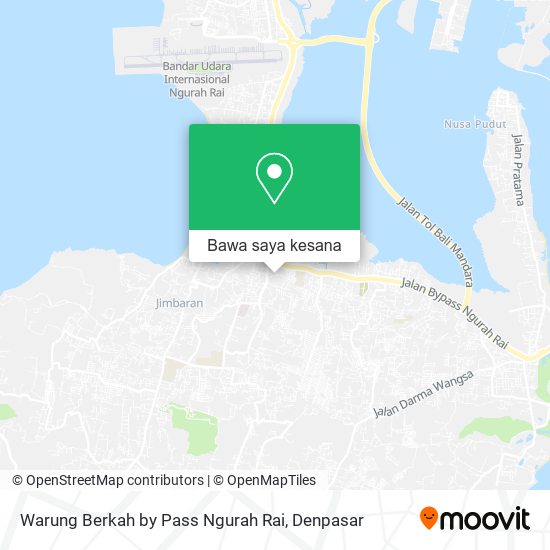 Peta Warung Berkah by Pass Ngurah Rai