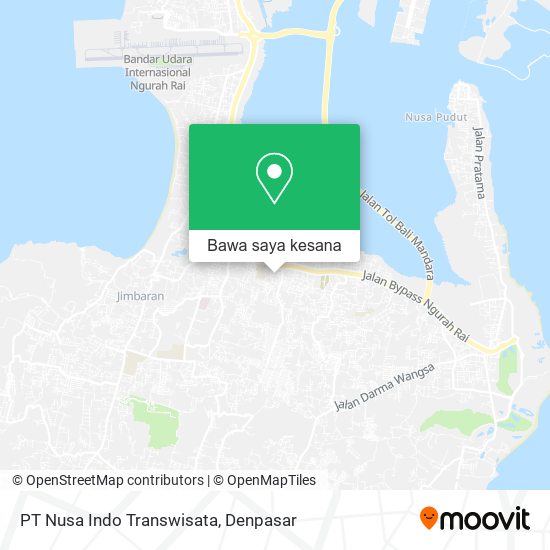 Peta PT Nusa Indo Transwisata