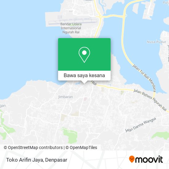 Peta Toko Arifin Jaya