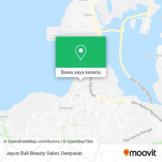 Peta Jepun Bali Beauty Salon