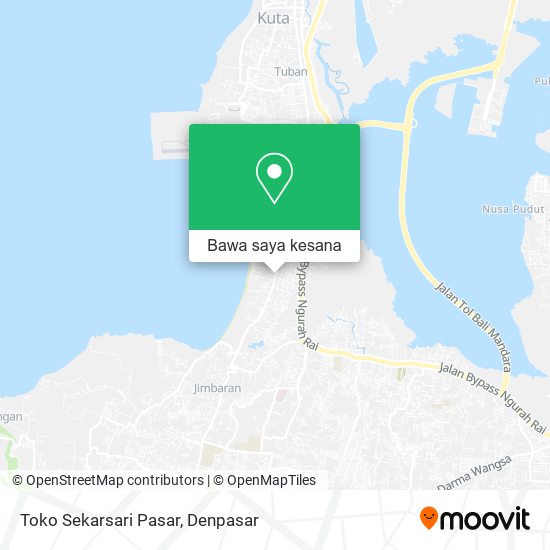 Peta Toko Sekarsari Pasar