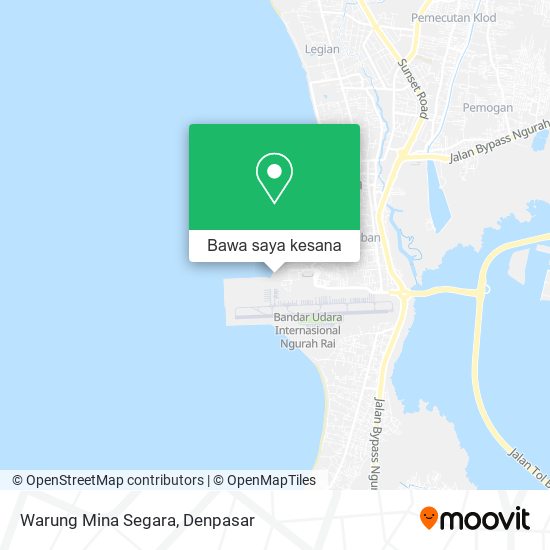 Peta Warung Mina Segara