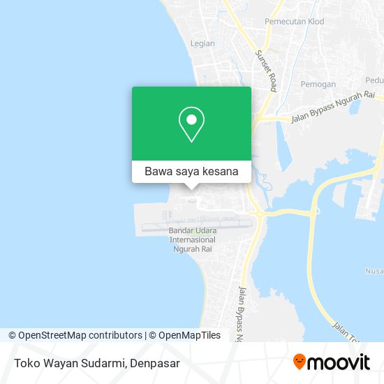 Peta Toko Wayan Sudarmi