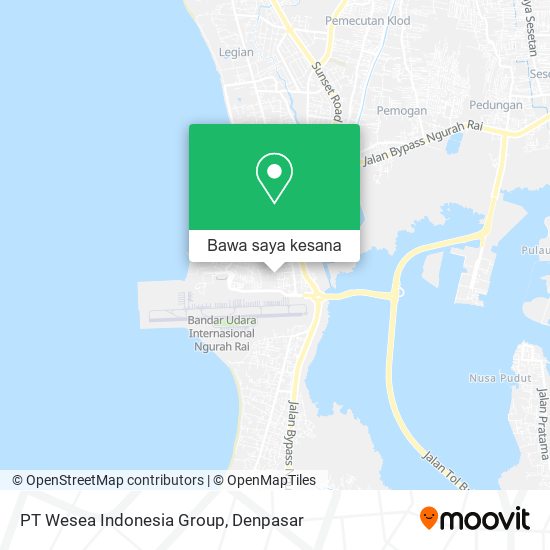 Peta PT Wesea Indonesia Group