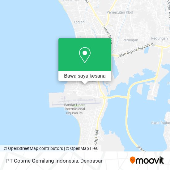 Peta PT Cosme Gemilang Indonesia