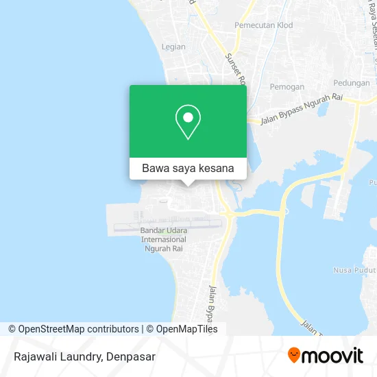 Peta Rajawali Laundry