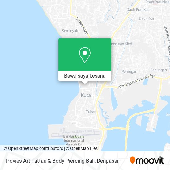 Peta Povies Art Tattau & Body Piercing Bali