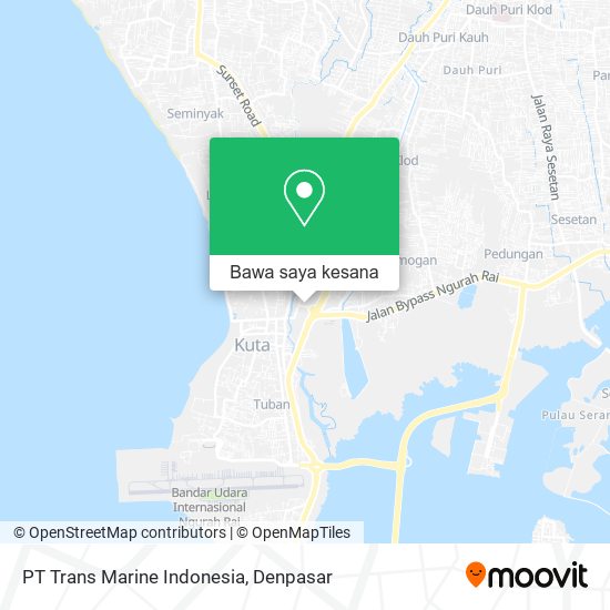 Peta PT Trans Marine Indonesia