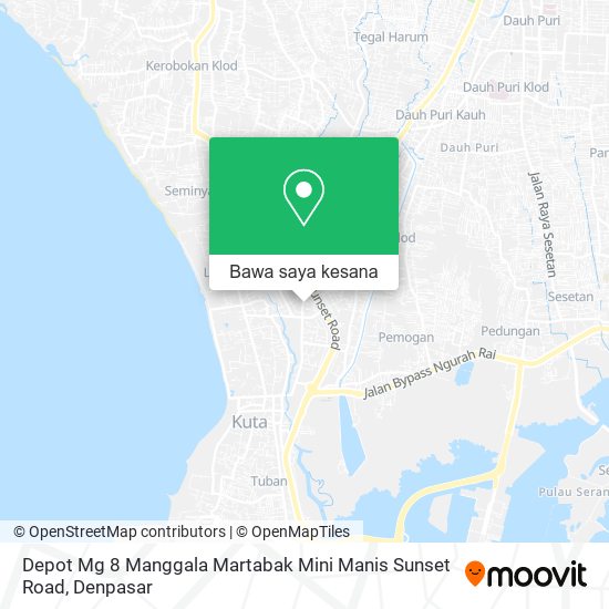 Peta Depot Mg 8 Manggala Martabak Mini Manis Sunset Road