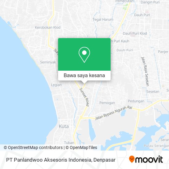 Peta PT Panlandwoo Aksesoris Indonesia