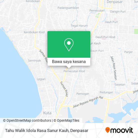 Peta Tahu Walik Idola Rasa Sanur Kauh