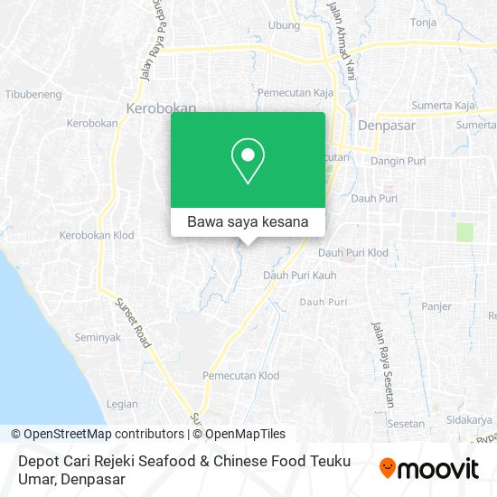 Peta Depot Cari Rejeki Seafood & Chinese Food Teuku Umar