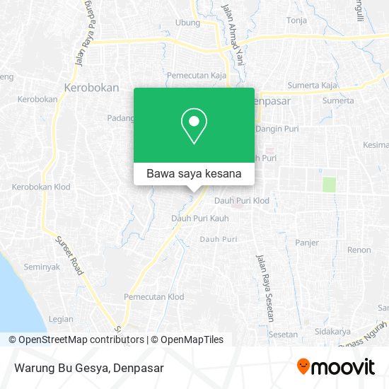 Peta Warung Bu Gesya