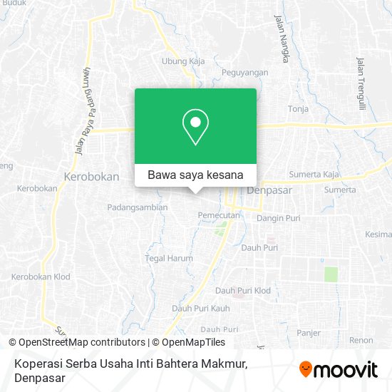 Peta Koperasi Serba Usaha Inti Bahtera Makmur