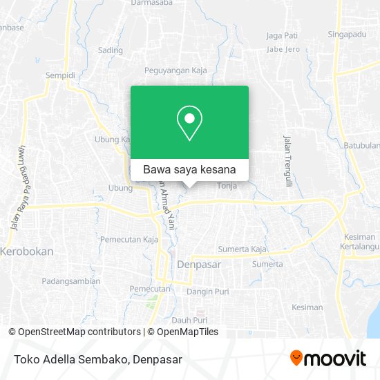 Peta Toko Adella Sembako