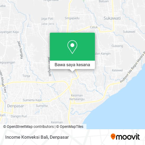 Peta Income Konveksi Bali