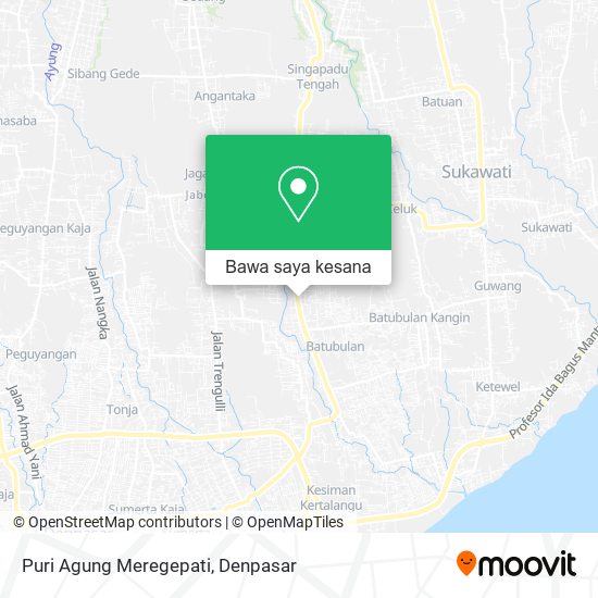Peta Puri Agung Meregepati