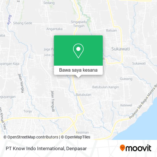 Peta PT Know Indo International