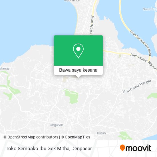 Peta Toko Sembako Ibu Gek Mitha