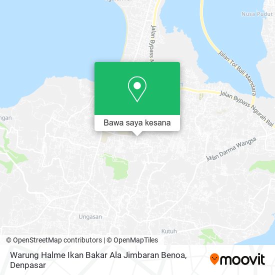 Peta Warung Halme Ikan Bakar Ala Jimbaran Benoa