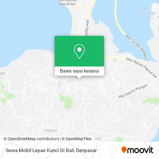 Peta Sewa Mobil Lepas Kunci DI Bali