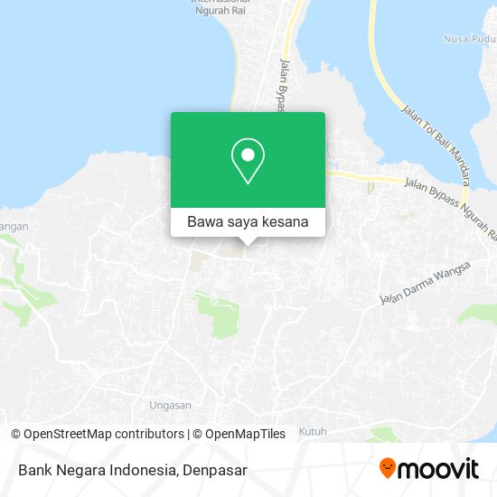 Peta Bank Negara Indonesia