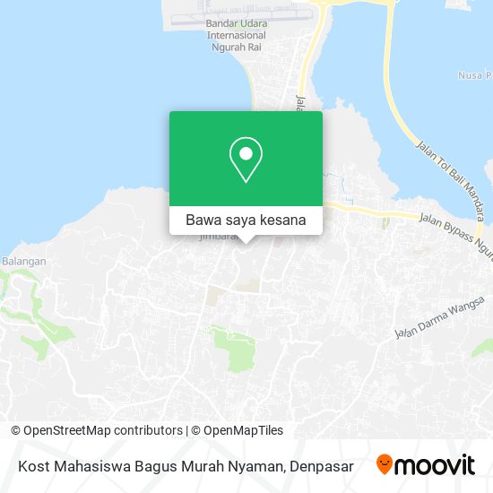 Peta Kost Mahasiswa Bagus Murah Nyaman