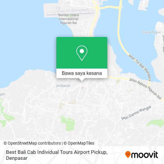 Peta Best Bali Cab Individual Tours Airport Pickup