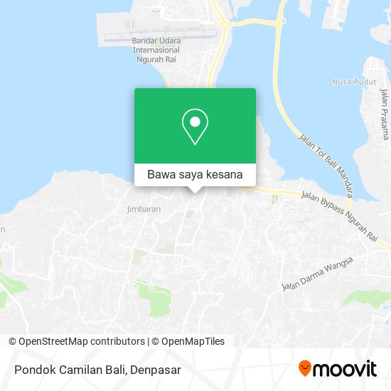Peta Pondok Camilan Bali
