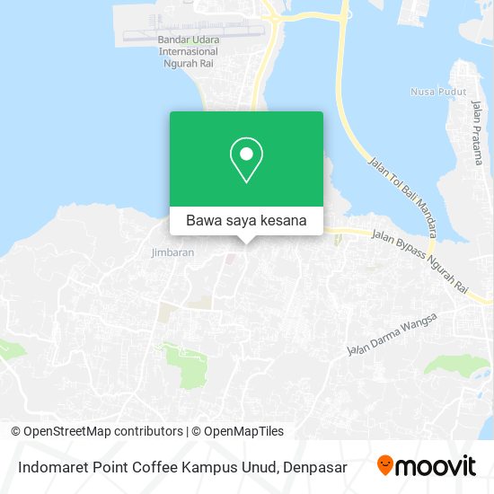 Peta Indomaret Point Coffee Kampus Unud