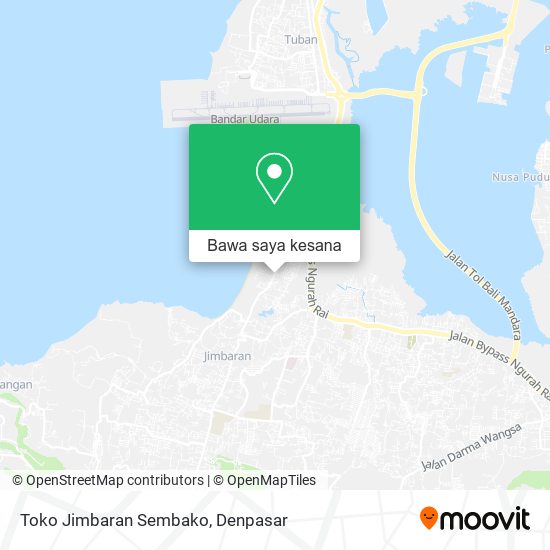 Peta Toko Jimbaran Sembako