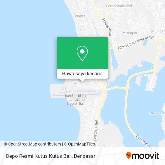 Peta Depo Resmi Kutus Kutus Bali