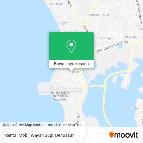 Peta Rental Mobil Wayan Sugi