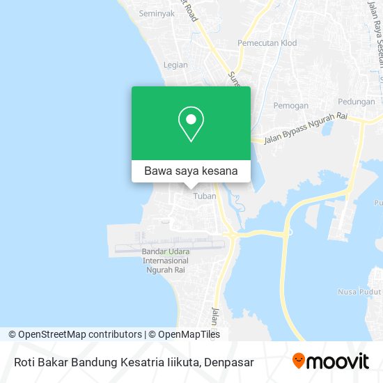 Peta Roti Bakar Bandung Kesatria Iiikuta