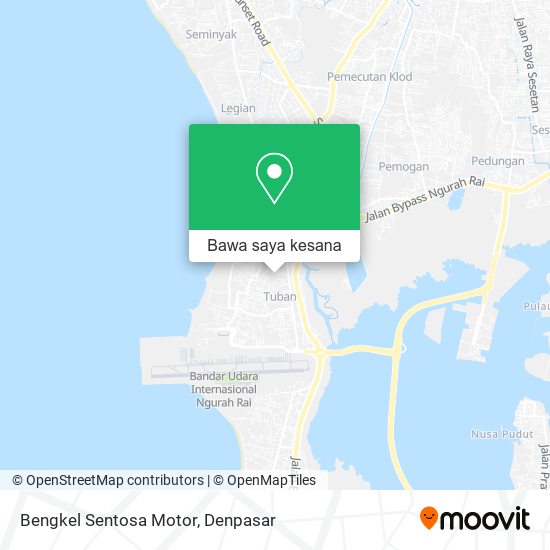 Peta Bengkel Sentosa Motor