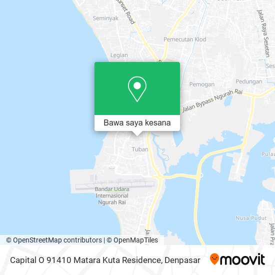 Peta Capital O 91410 Matara Kuta Residence
