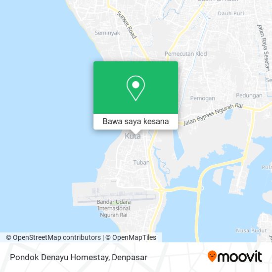Peta Pondok Denayu Homestay