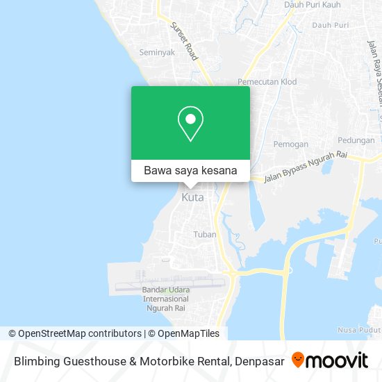 Peta Blimbing Guesthouse & Motorbike Rental