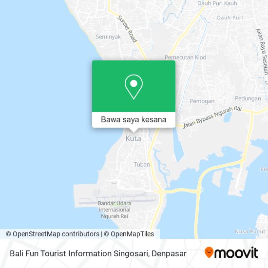 Peta Bali Fun Tourist Information Singosari