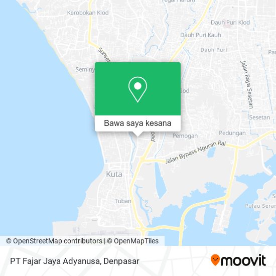 Peta PT Fajar Jaya Adyanusa