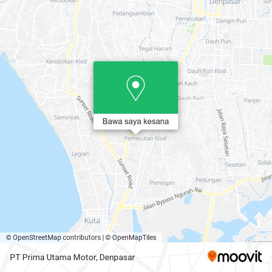 Peta PT Prima Utama Motor