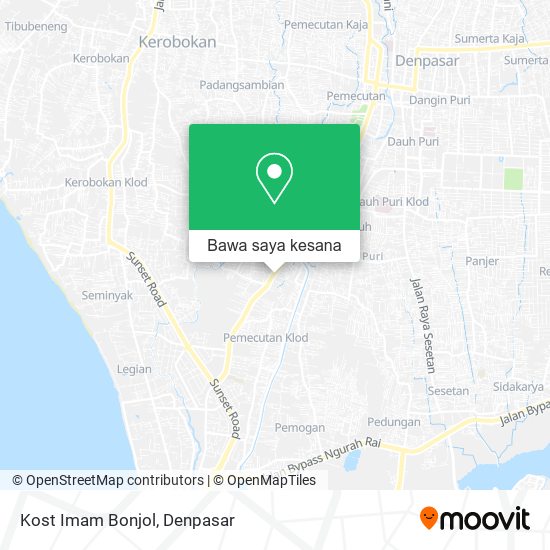 Peta Kost Imam Bonjol