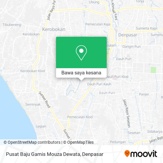 Peta Pusat Baju Gamis Mouza Dewata
