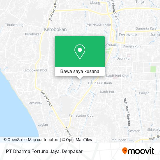 Peta PT Dharma Fortuna Jaya